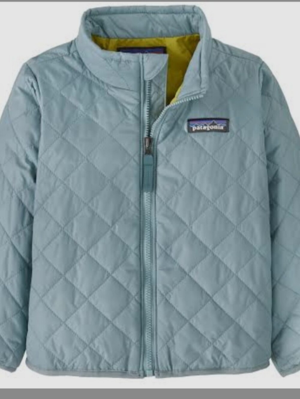 Patagonia Kids Light Blue Quilted Puffer Jacket
